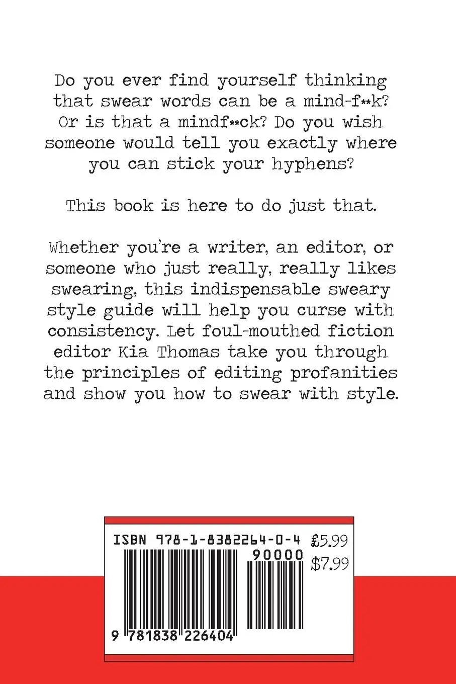 Rückseite: 9781838226404 | A Very Sweary Dictionary | Kia Thomas | Taschenbuch | Englisch | 2020