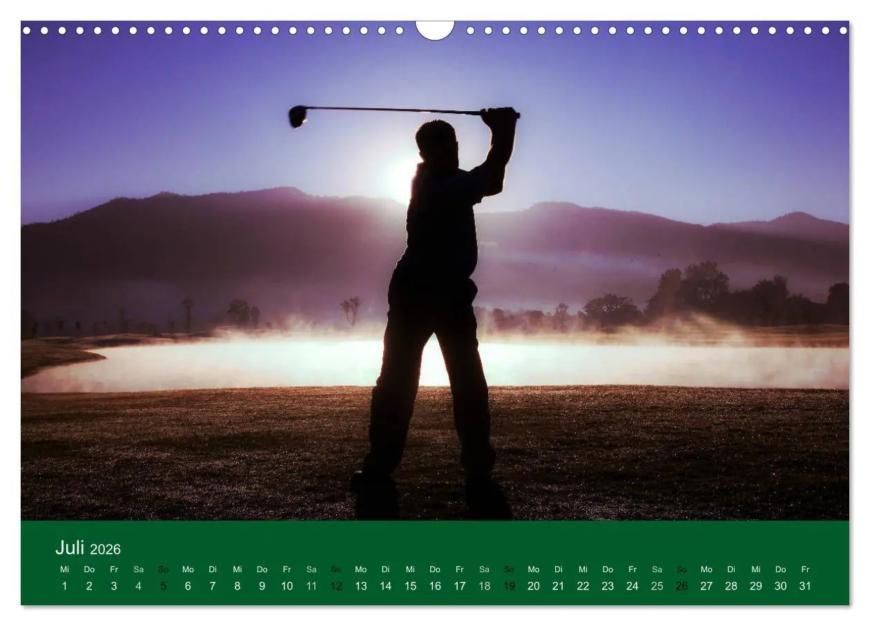 Bild: 9783457876404 | Golf Sport (Wandkalender 2026 DIN A3 quer), CALVENDO Monatskalender