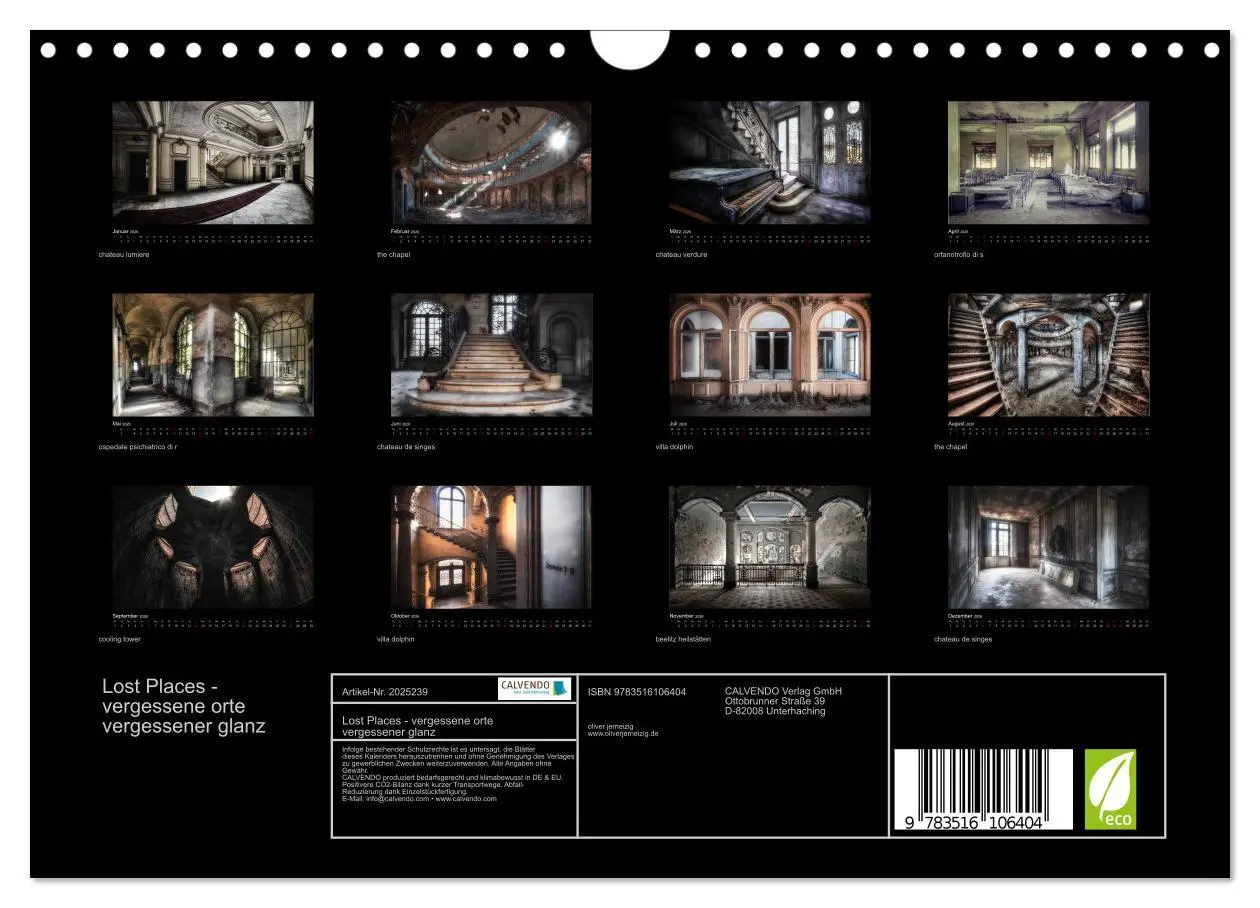 Bild: 9783516106404 | Lost Places - vergessene orte vergessener glanz (Wandkalender 2026...