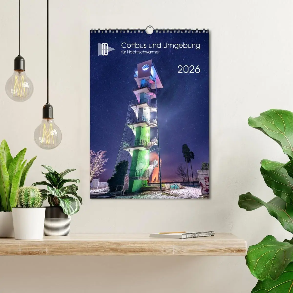 Bild: 9783516656404 | Cottbus und Umgebung für Nachtschwärmer (Wandkalender 2026 DIN A3...