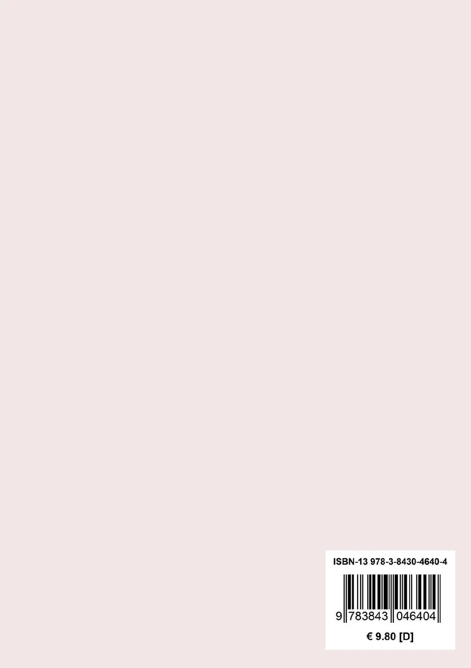 Rückseite: 9783843046404 | Pyramus und Thisbe | Eine schöne kurzweilige Fabel | Anonym | Buch
