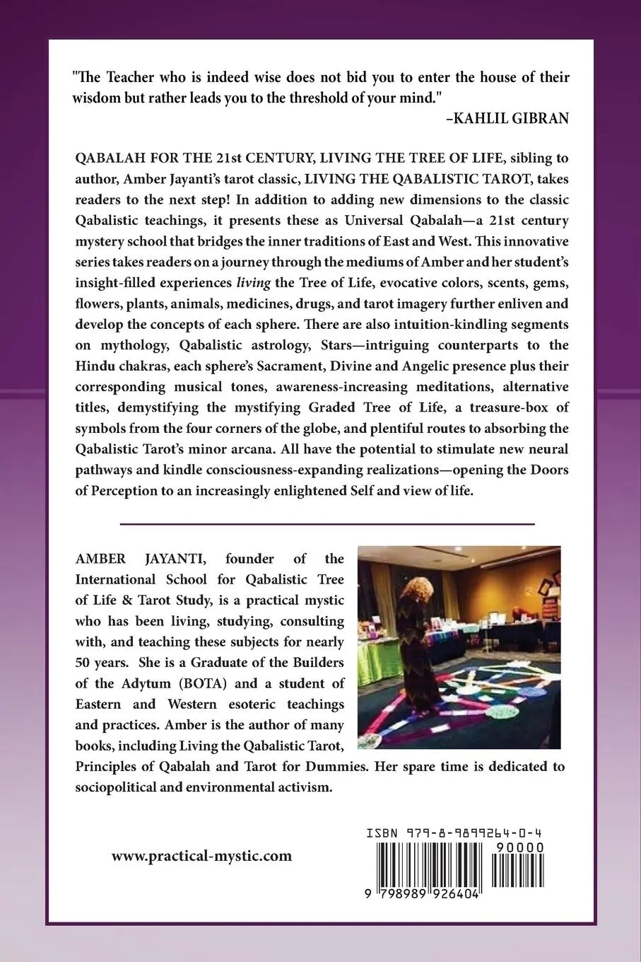 Rückseite: 9798989926404 | QABALAH FOR THE 21ST CENTURY | LIVING THE TREE OF LIFE | Amber Jayanti