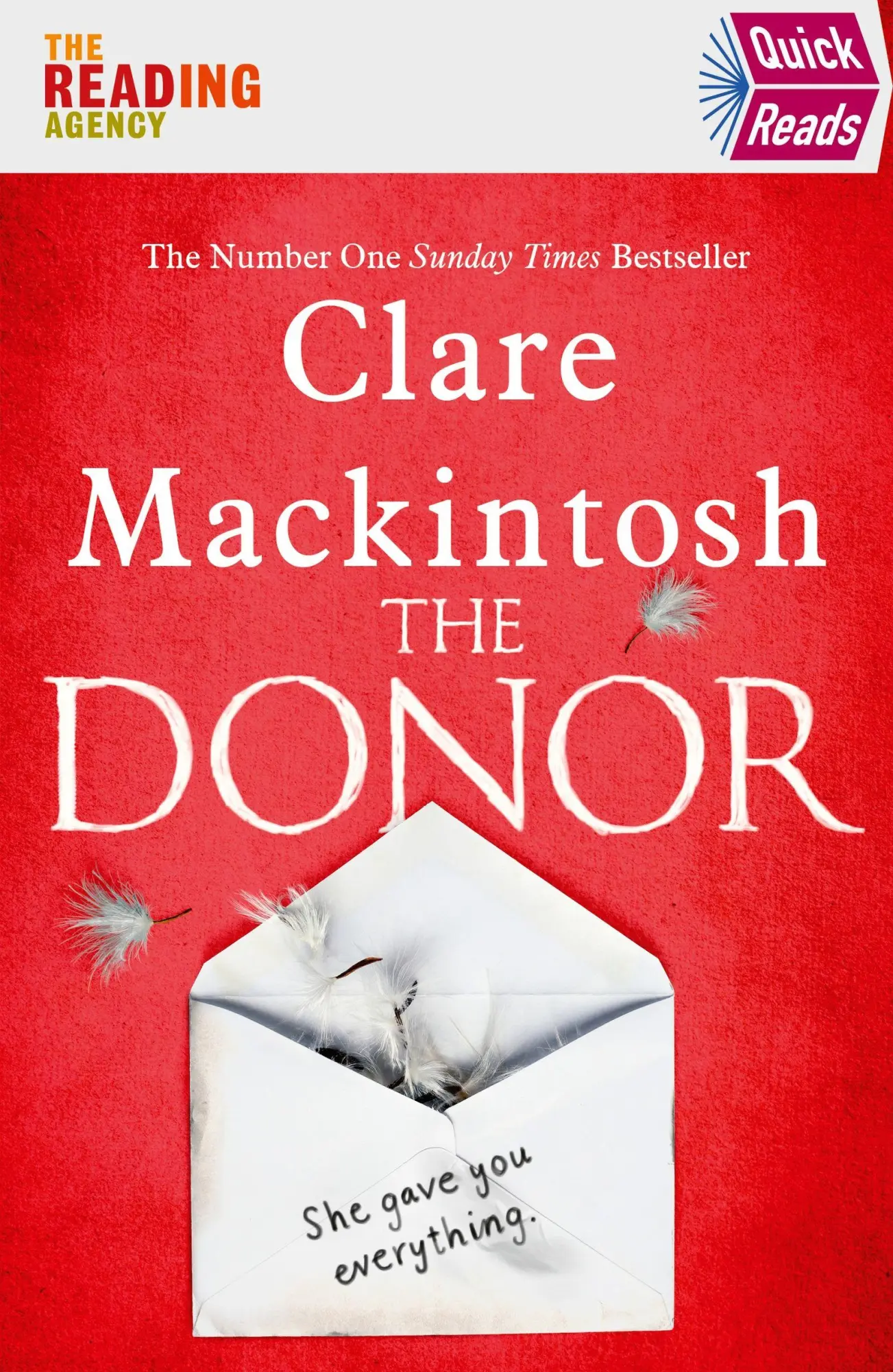 Cover: 9780751576504 | The Donor | Quick Reads 2020 | Clare Mackintosh | Taschenbuch | 2020