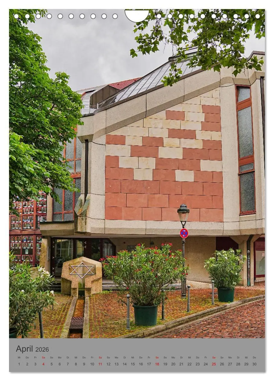 Bild: 9783516646504 | Neue Synagogen in Deutschland (Wandkalender 2026 DIN A4 hoch),...