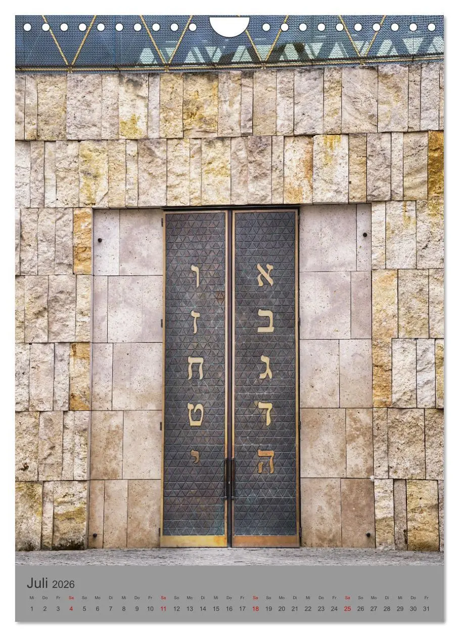 Bild: 9783516646504 | Neue Synagogen in Deutschland (Wandkalender 2026 DIN A4 hoch),...