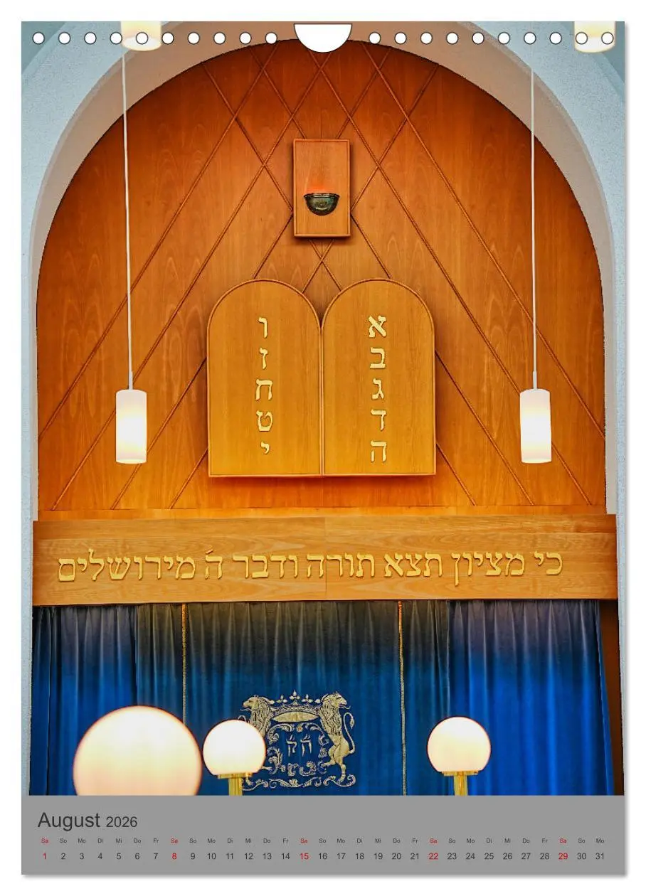 Bild: 9783516646504 | Neue Synagogen in Deutschland (Wandkalender 2026 DIN A4 hoch),...