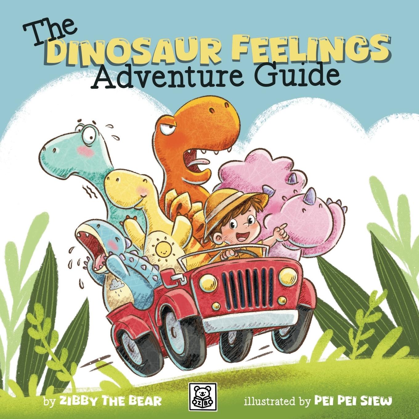 Cover: 9798992336504 | The Dinosaur Feelings Adventure Guide | Zibby The Bear | Taschenbuch