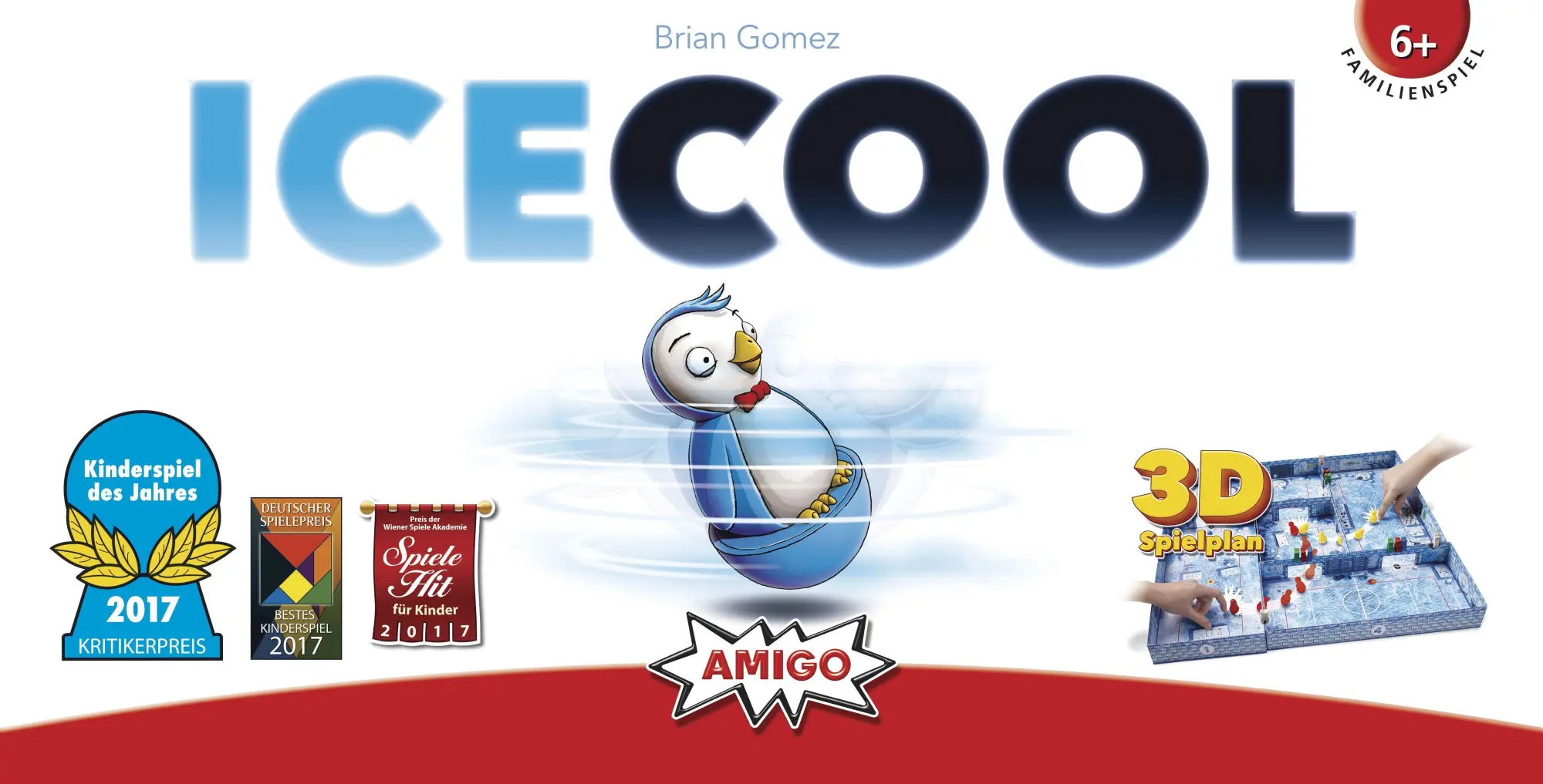 Cover: 4007396016604 | ICECOOL | AMIGO - Familienspiel | Brian Gomez | Spiel | Brettspiel