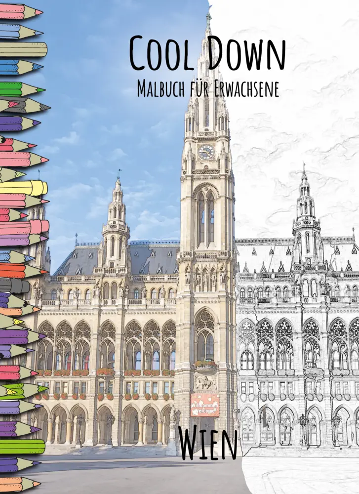 Cover: 4260068866604 | Cool Down Malbuch für Erwachsene: Wien | York P. Herpers | Taschenbuch