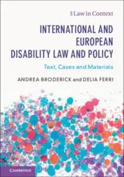 Cover: 9781108406604 | International and European Disability Law and Policy | Taschenbuch