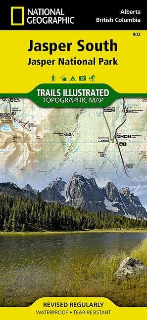 Cover: 9781566956604 | Jasper South Map [Jasper National Park] | National Geographic Maps