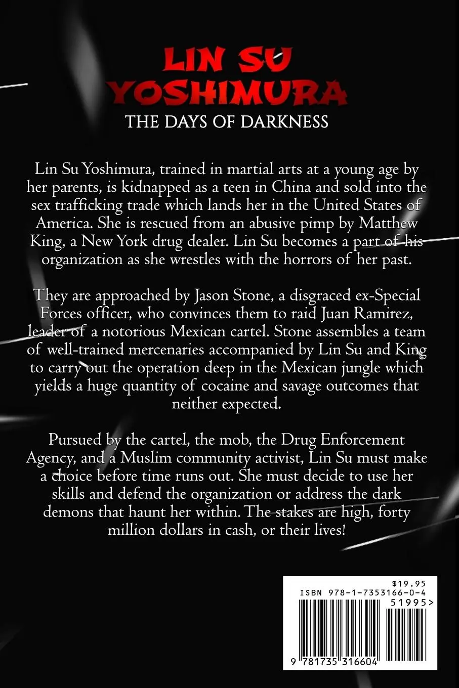Rückseite: 9781735316604 | Lin Su Yoshimura - The Days of Darkness | Jc Walker | Taschenbuch