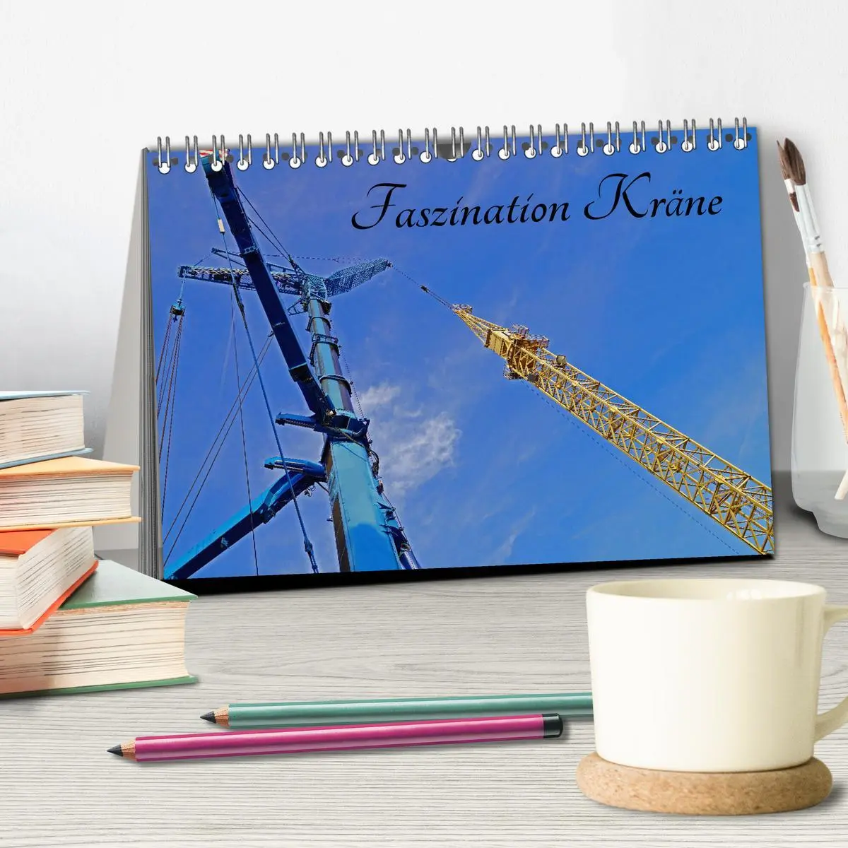 Bild: 9783457546604 | Faszination Kräne (Tischkalender 2026 DIN A5 quer), CALVENDO...