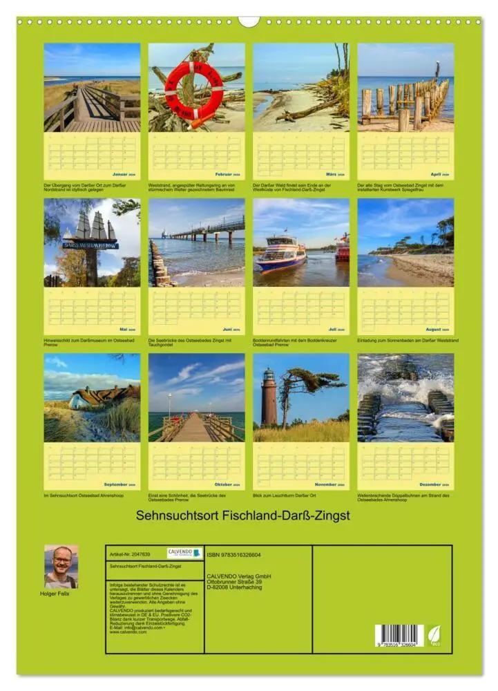 Bild: 9783516326604 | Sehnsuchtsort Fischland-Darß-Zingst (Wandkalender 2026 DIN A2...