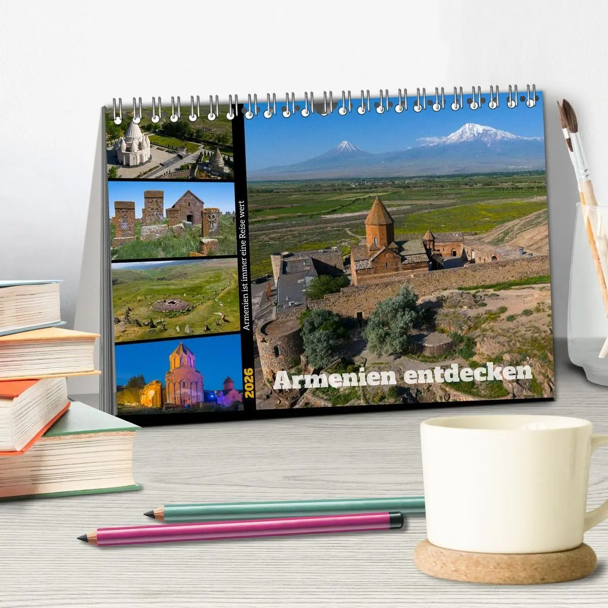 Bild: 9783516706604 | Armenien entdecken (Tischkalender 2026 DIN A5 quer), CALVENDO...