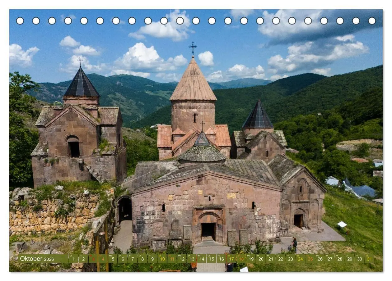 Bild: 9783516706604 | Armenien entdecken (Tischkalender 2026 DIN A5 quer), CALVENDO...