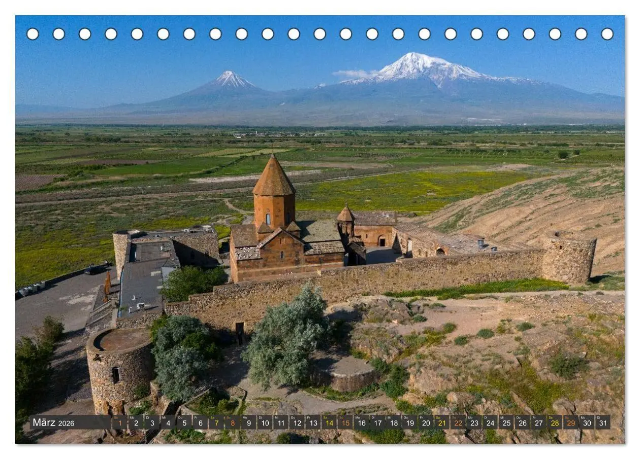 Bild: 9783516706604 | Armenien entdecken (Tischkalender 2026 DIN A5 quer), CALVENDO...
