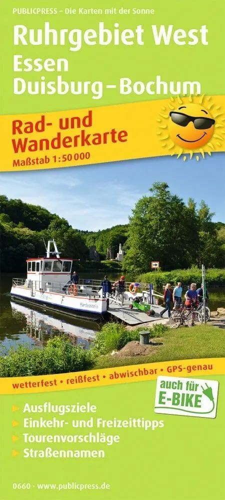 Cover: 9783747306604 | Ruhrgebiet West, Essen, Duisburg - Bochum 1:50 000 | (Land-)Karte