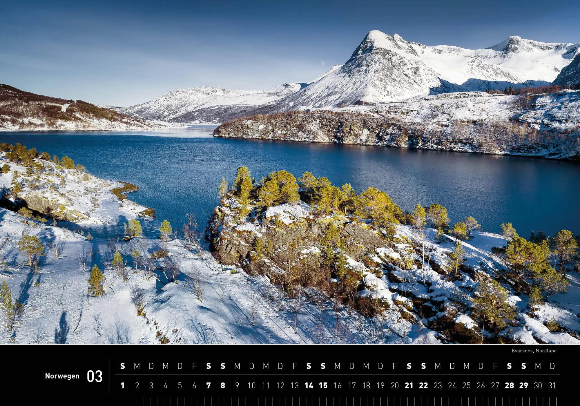 Bild: 9783968556604 | Norwegen Premiumkalender 2026 | Gerhard Zwerger-Schoner | Kalender