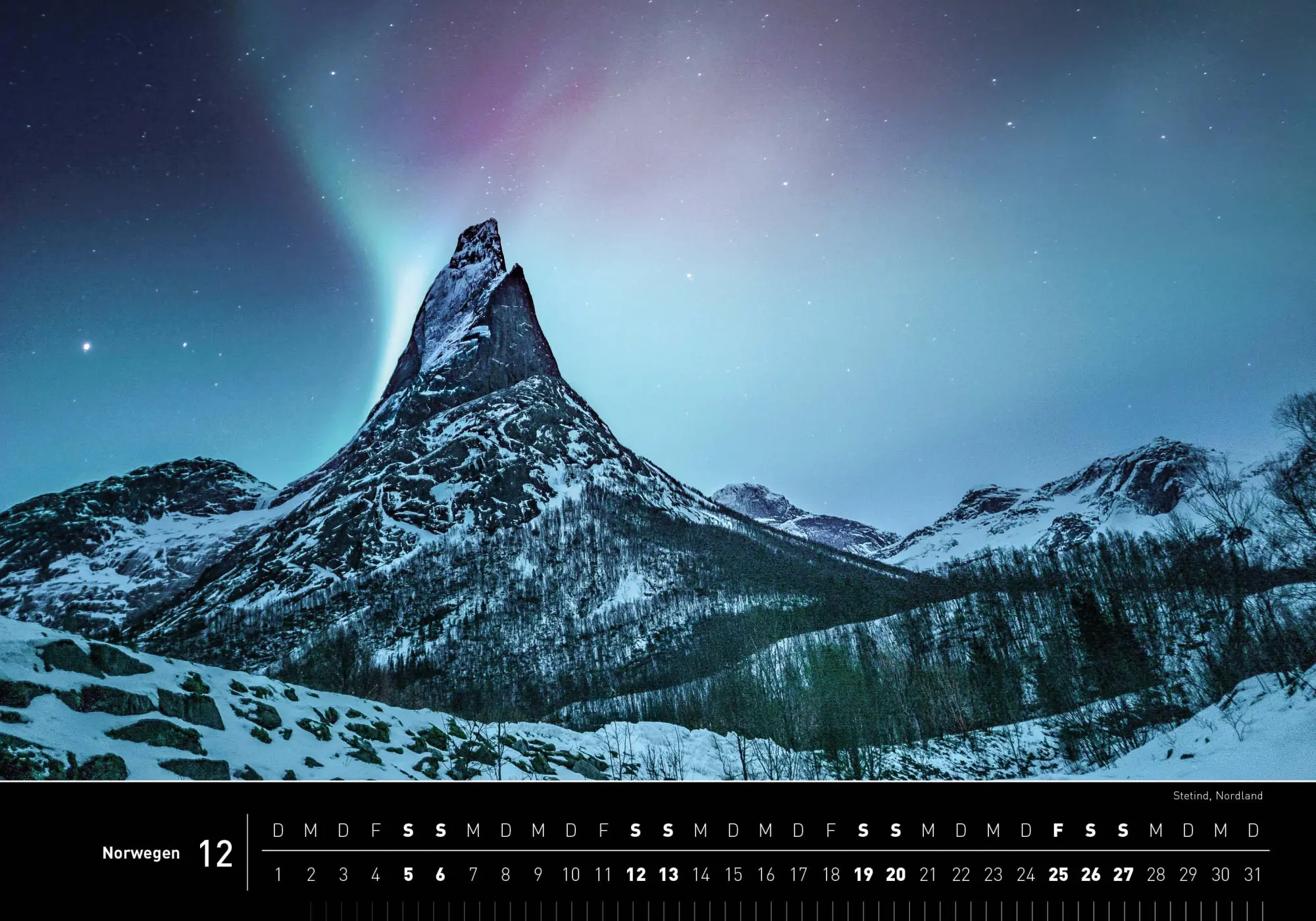 Bild: 9783968556604 | Norwegen Premiumkalender 2026 | Gerhard Zwerger-Schoner | Kalender