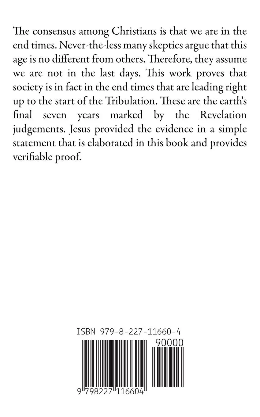 Rückseite: 9798227116604 | The End Times | Cold Hard Evidence | Erika Grey | Taschenbuch | 2024