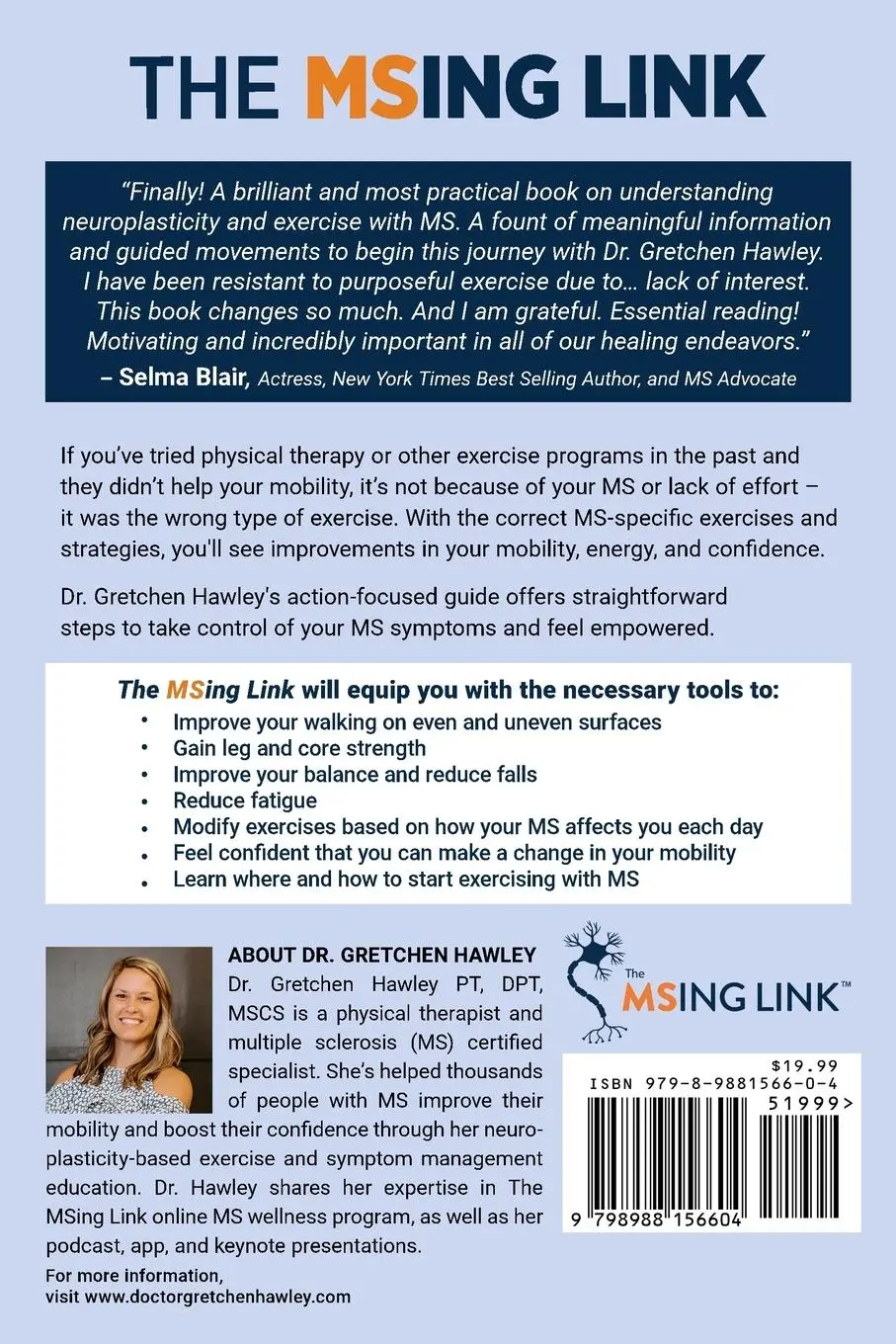 Rückseite: 9798988156604 | The MSing Link | Gretchen Hawley | Taschenbuch | Englisch | 2023