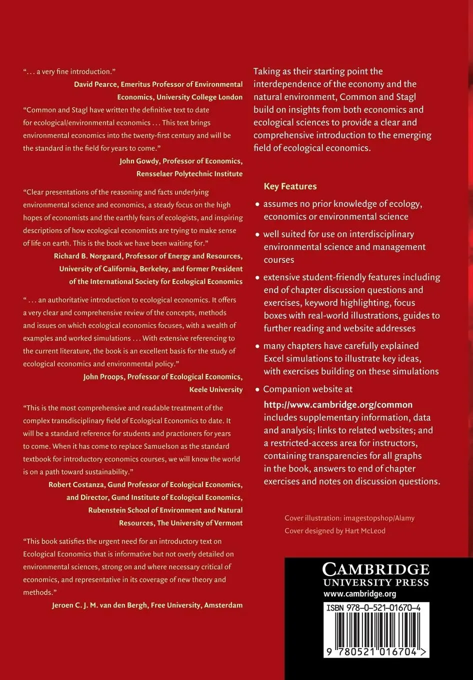 Rückseite: 9780521016704 | Ecological Economics | An Introduction | Sigrid Stagl (u. a.) | Buch