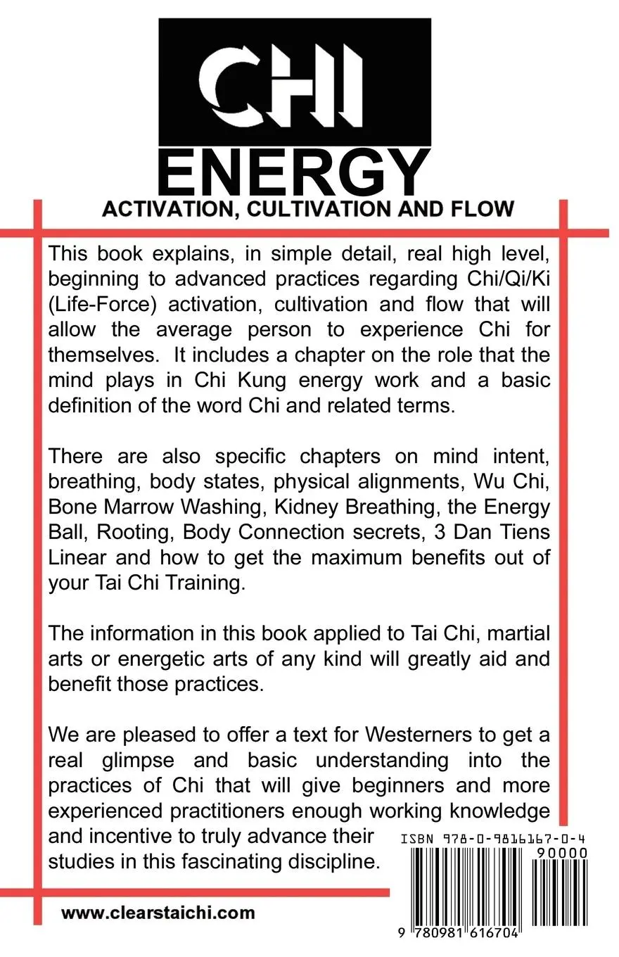 Rückseite: 9780981616704 | Chi Energy - Activation, Cultivation and Flow | Richard E. Clear