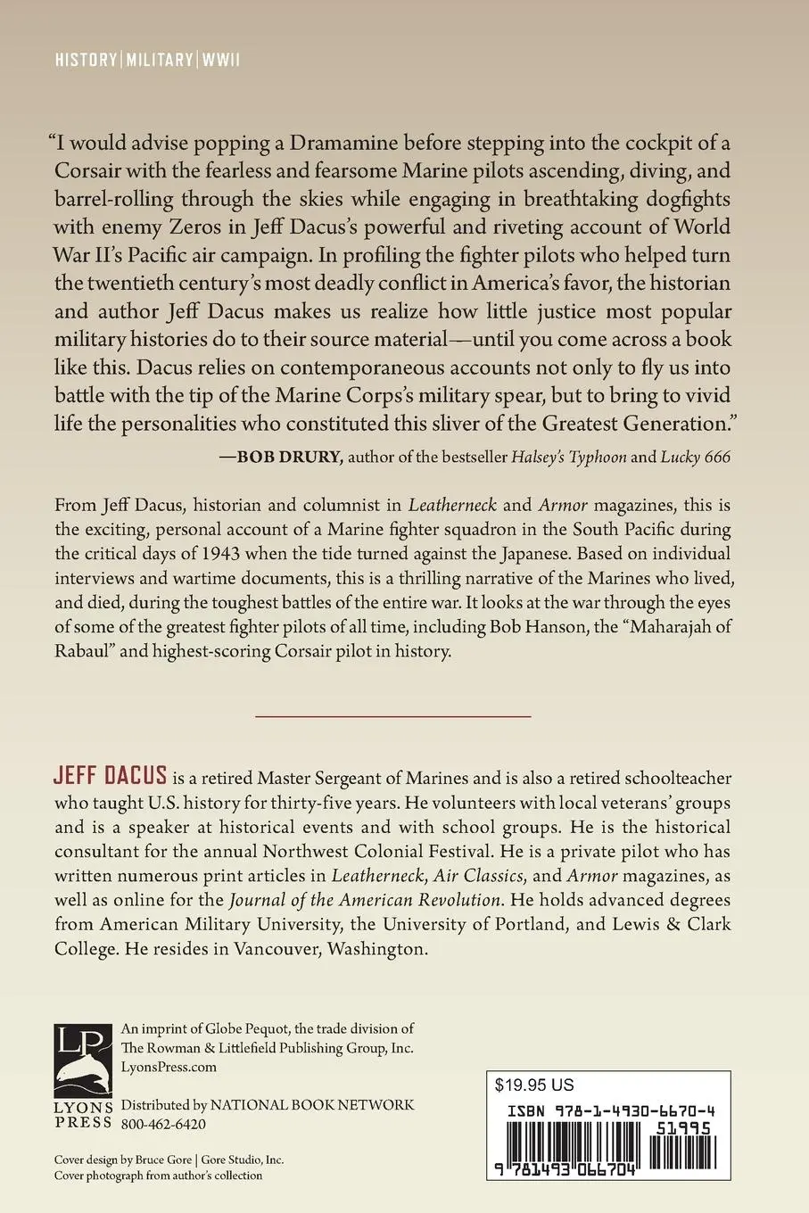 Rückseite: 9781493066704 | The Fighting Corsairs | Jeff Dacus | Taschenbuch | Englisch | 2022