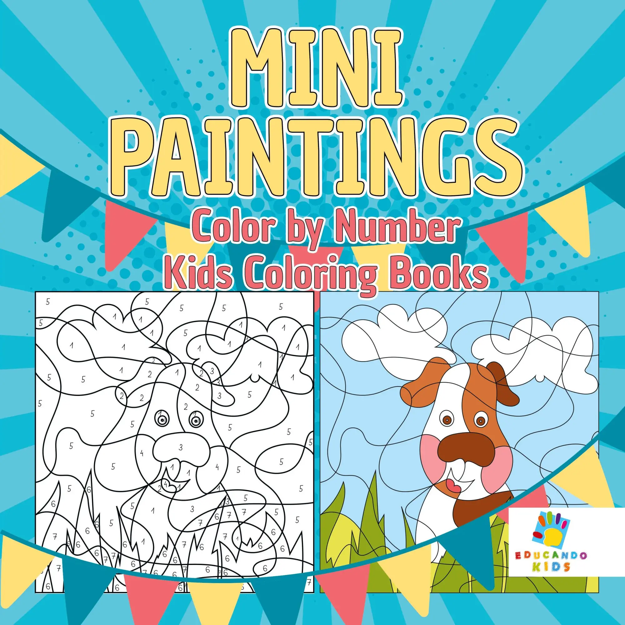 Cover: 9781645216704 | Mini Paintings Color by Number Kids Coloring Books | Educando Kids