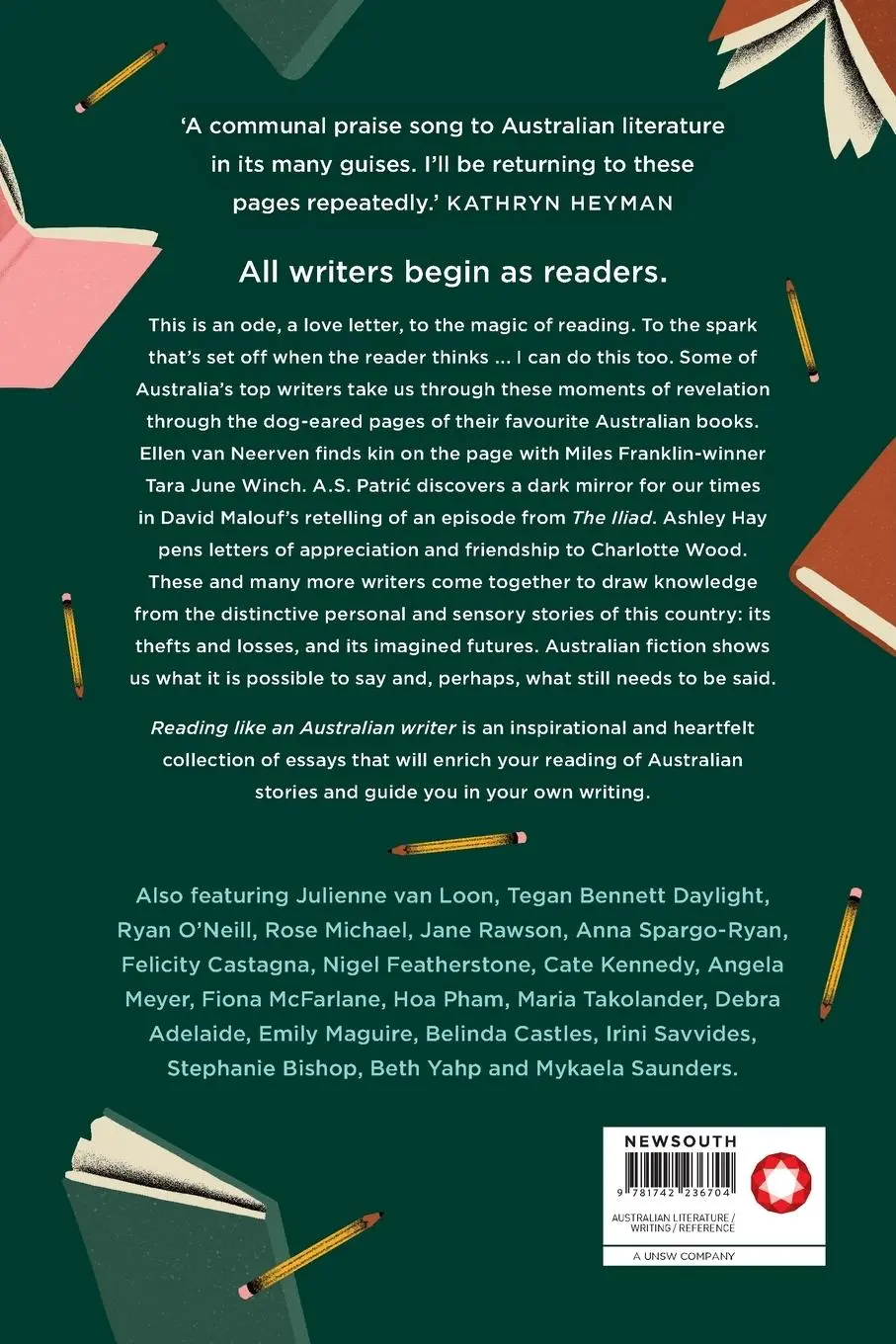 Rückseite: 9781742236704 | Reading like an Australian writer | Belinda Castles | Taschenbuch