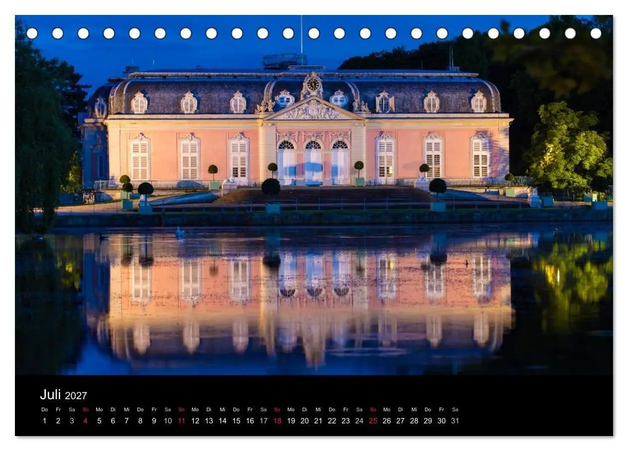 Bild: 9783594086704 | Düsseldorf bei Nacht (Tischkalender 2027 DIN A5 quer), CALVENDO...
