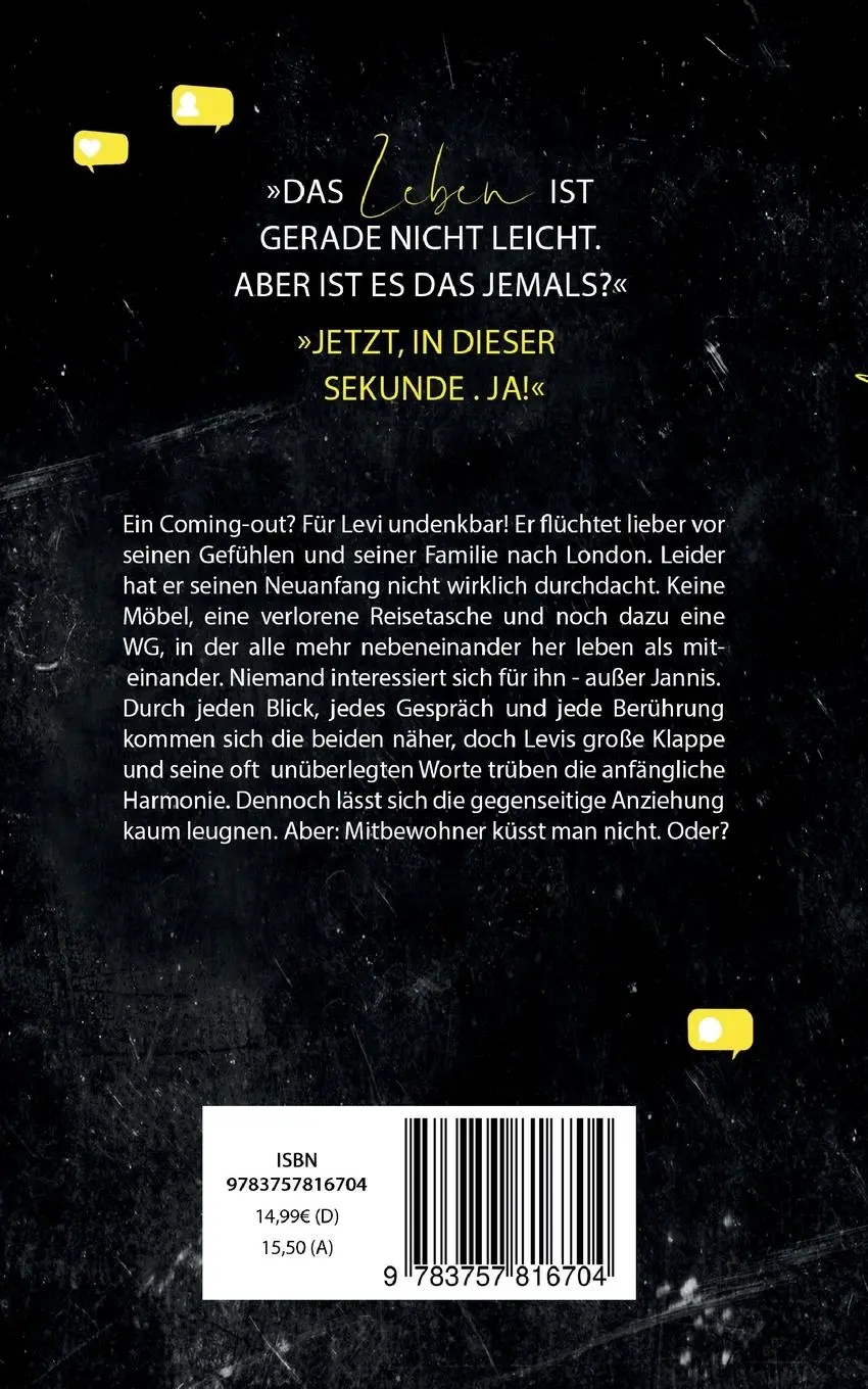 Rückseite: 9783757816704 | better with someone else | Mitbewohner küsst man nicht | Ina Taus