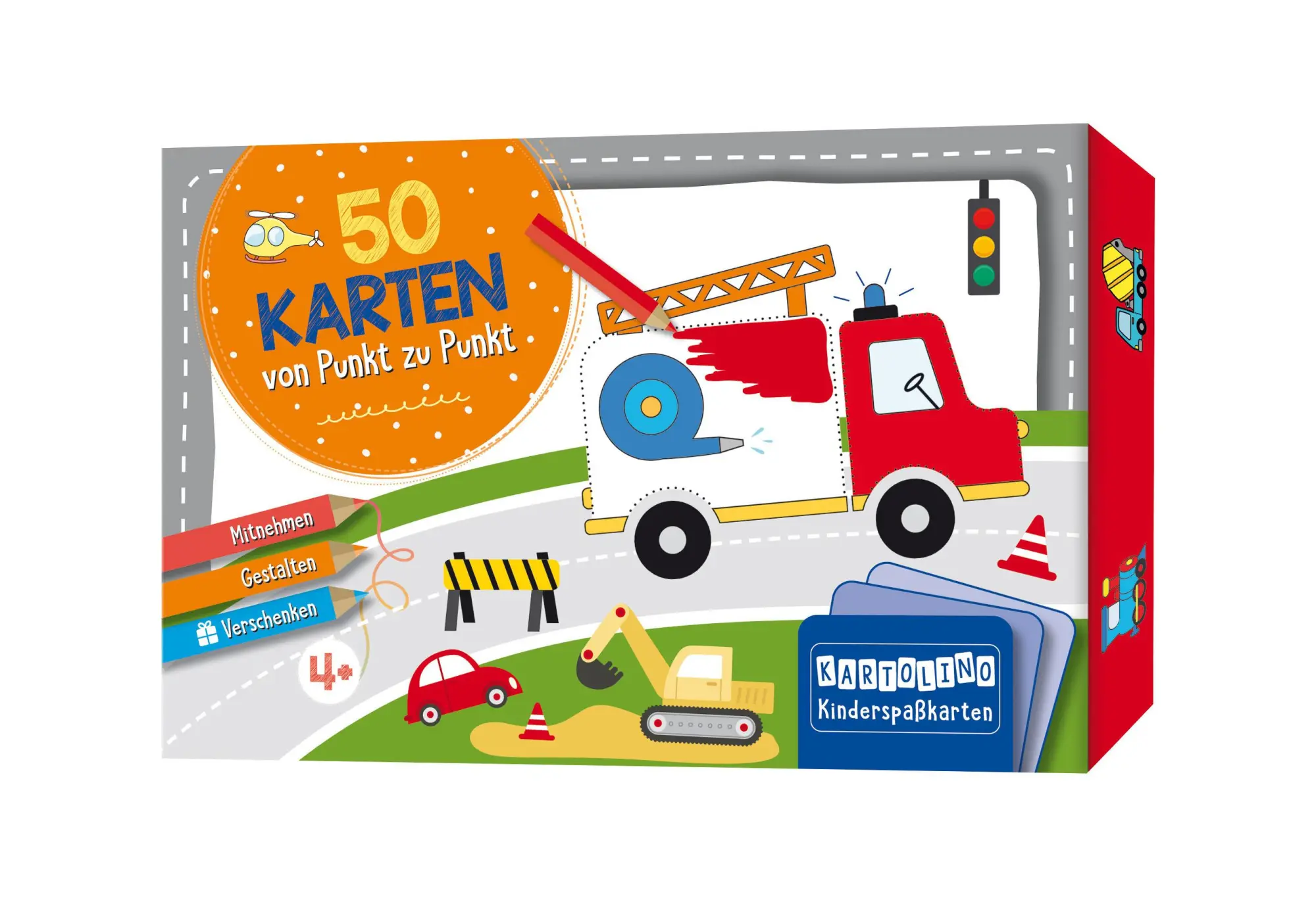 Cover: 9783817446704 | 50 Karten von Punkt zu Punkt - Fahrzeuge | Box | 50 S. | Deutsch