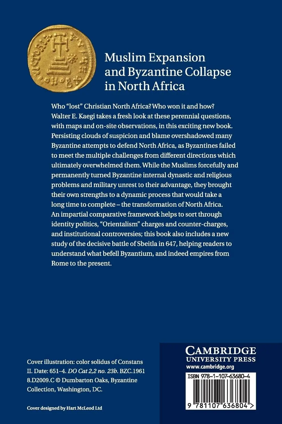 Rückseite: 9781107636804 | Muslim Expansion and Byzantine Collapse in North Africa | Kaegi | Buch