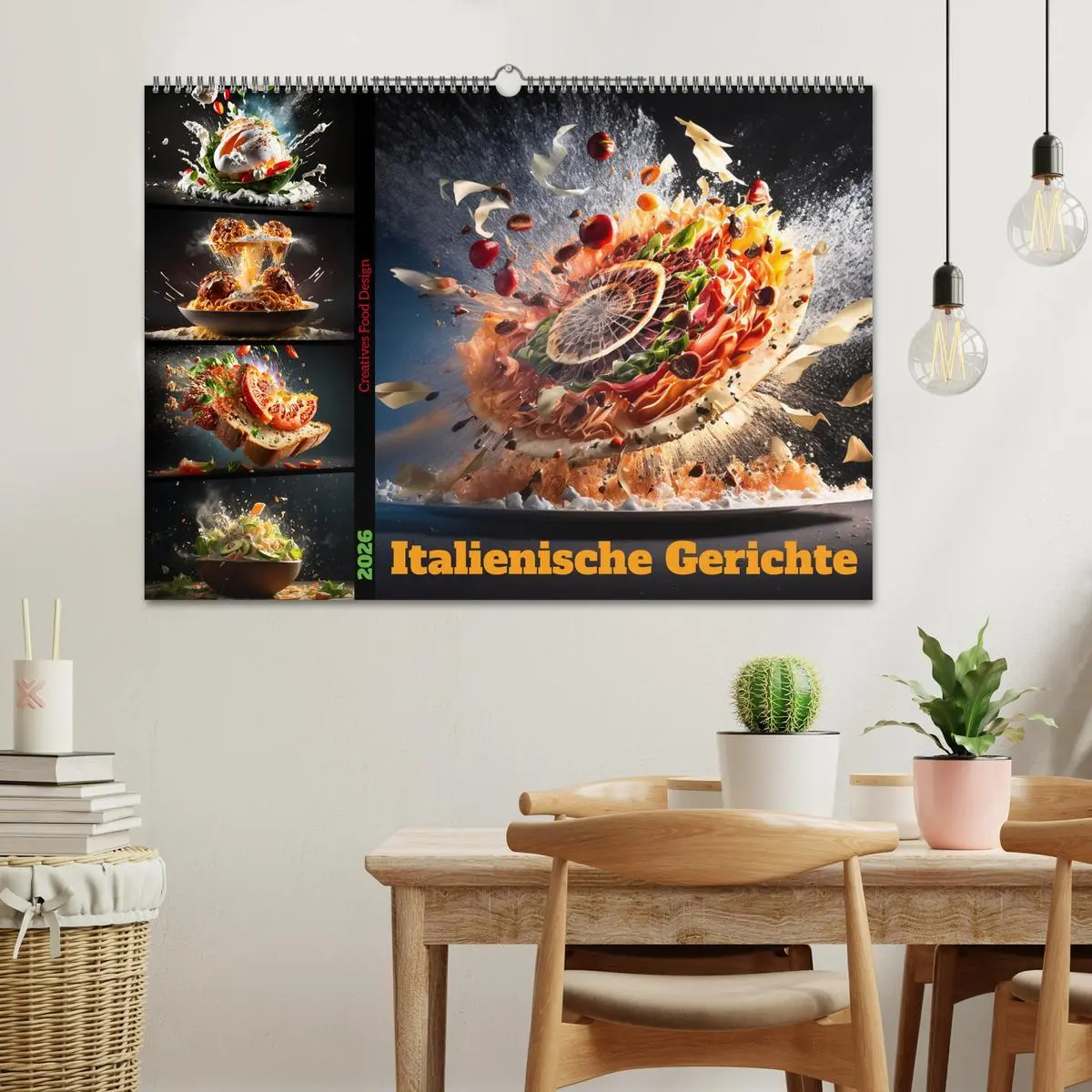 Bild: 9783457526804 | Italienische Gerichte (Wandkalender 2026 DIN A2 quer), CALVENDO...