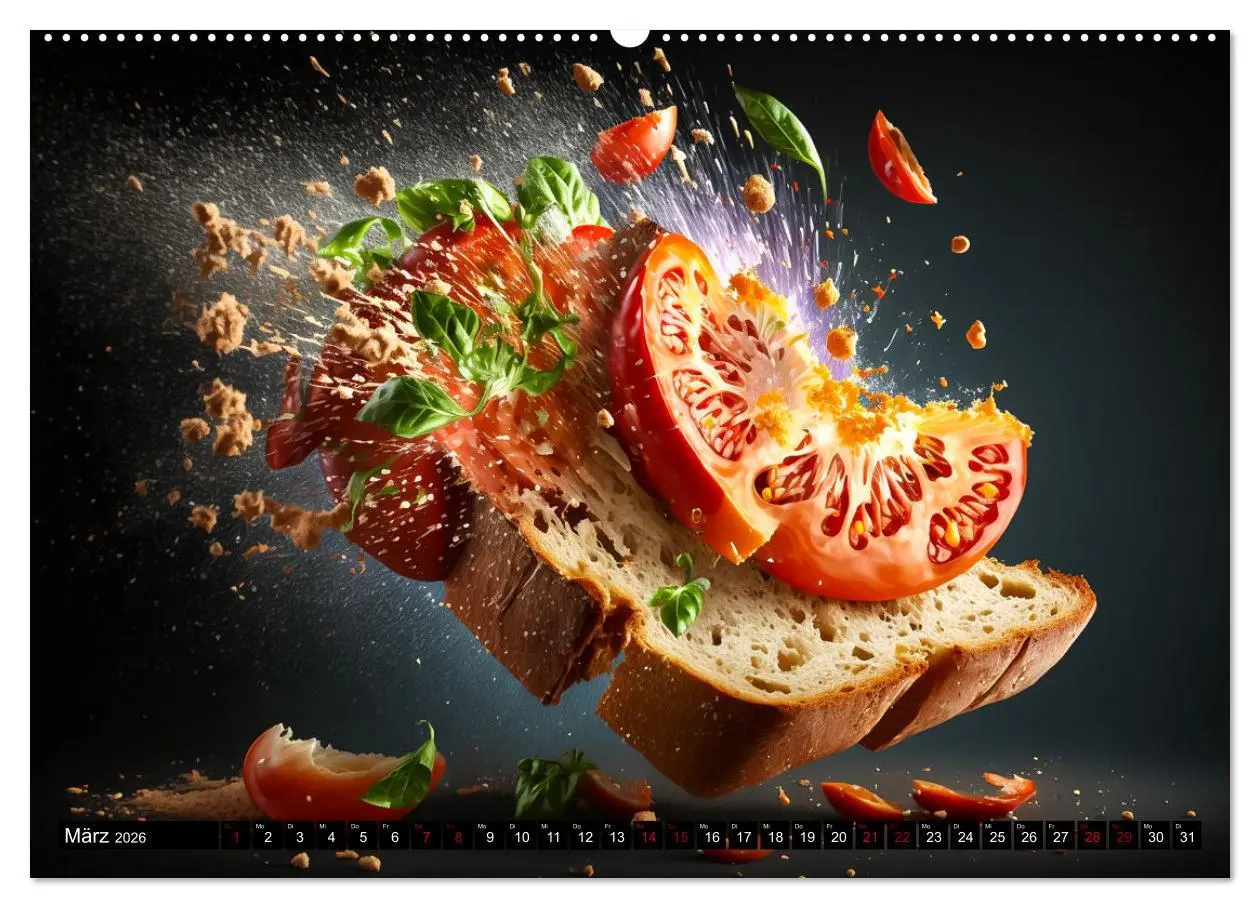 Bild: 9783457526804 | Italienische Gerichte (Wandkalender 2026 DIN A2 quer), CALVENDO...