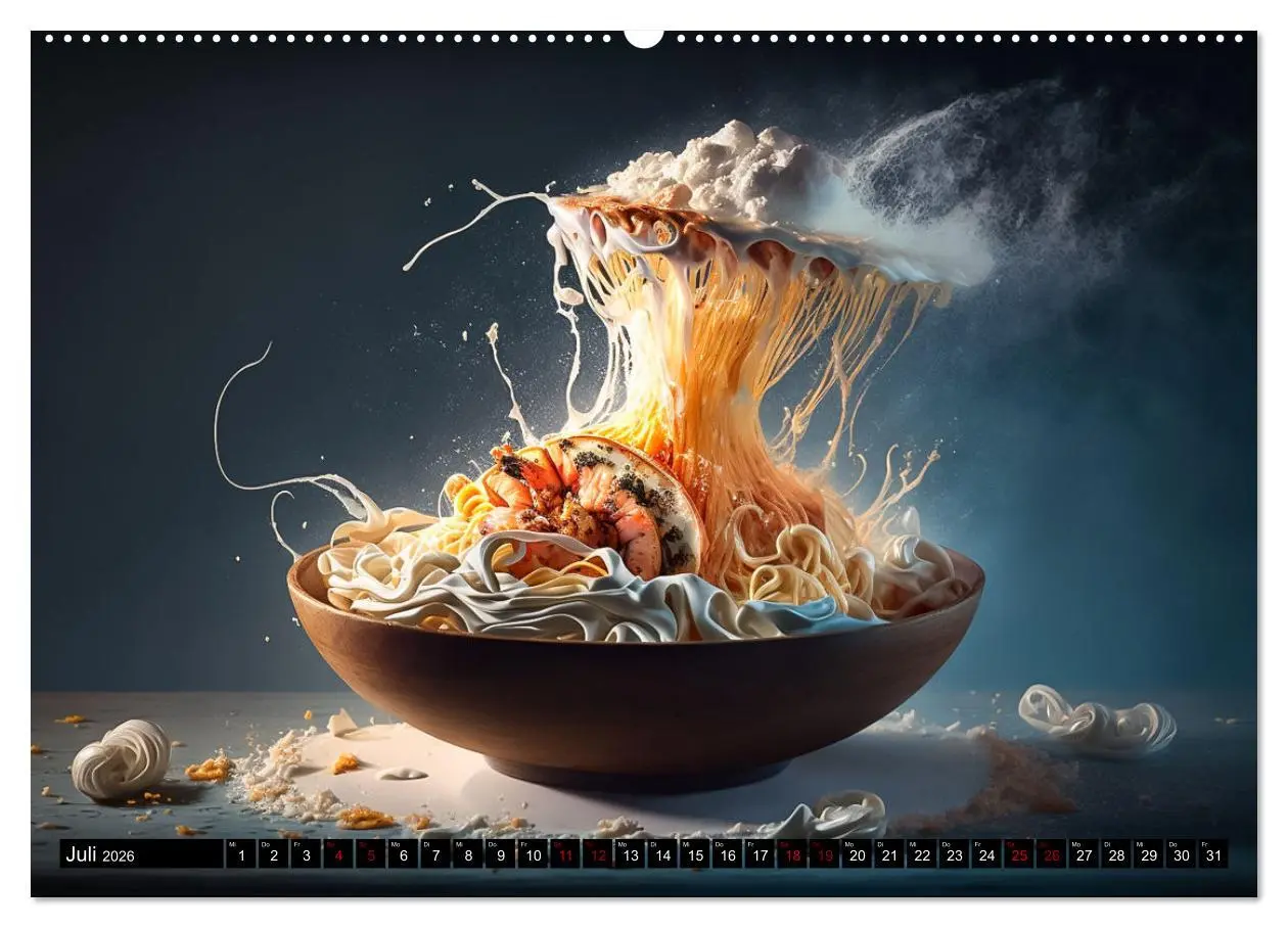 Bild: 9783457526804 | Italienische Gerichte (Wandkalender 2026 DIN A2 quer), CALVENDO...