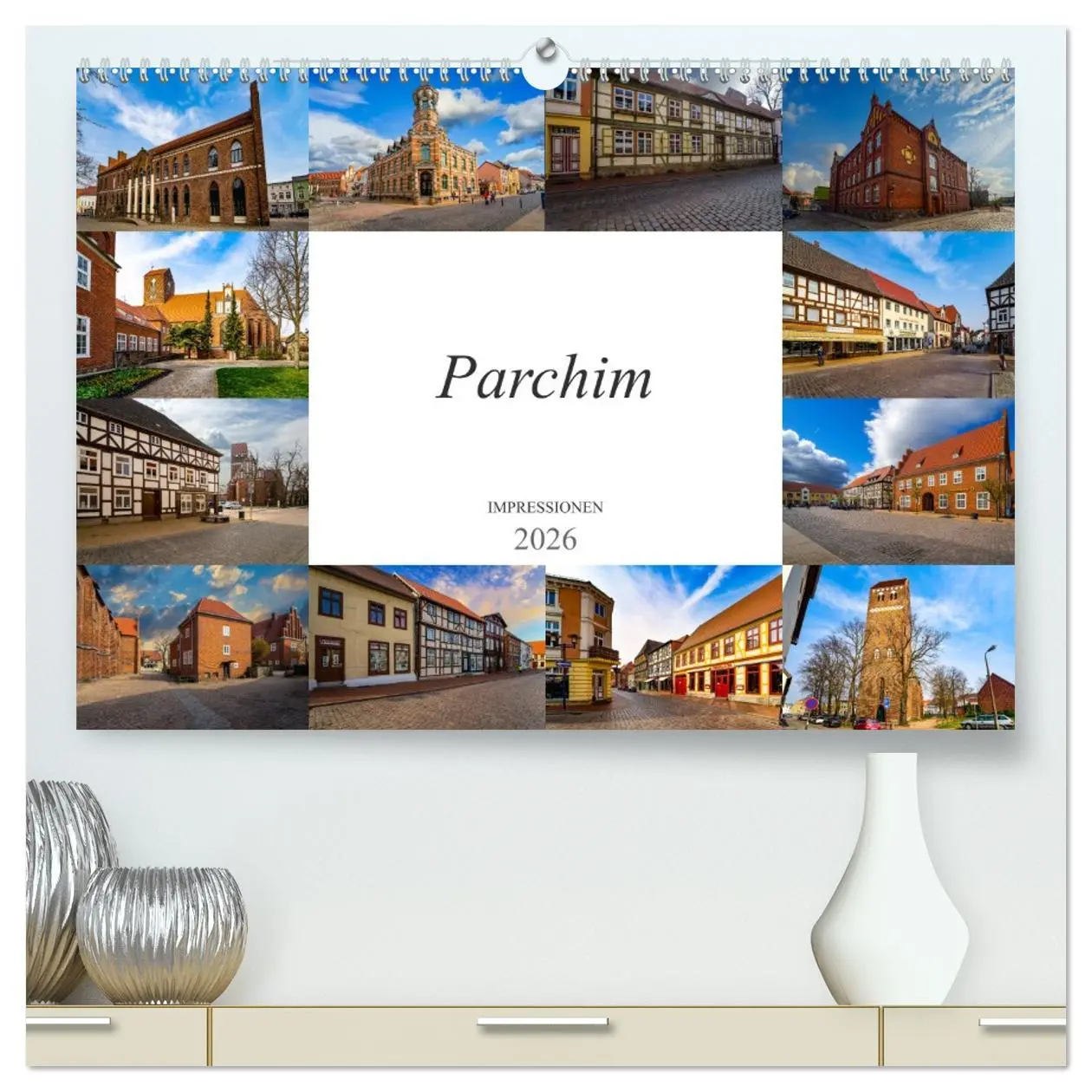 Cover: 9783457696804 | Parchim Impressionen (hochwertiger Premium Wandkalender 2026 DIN A2...