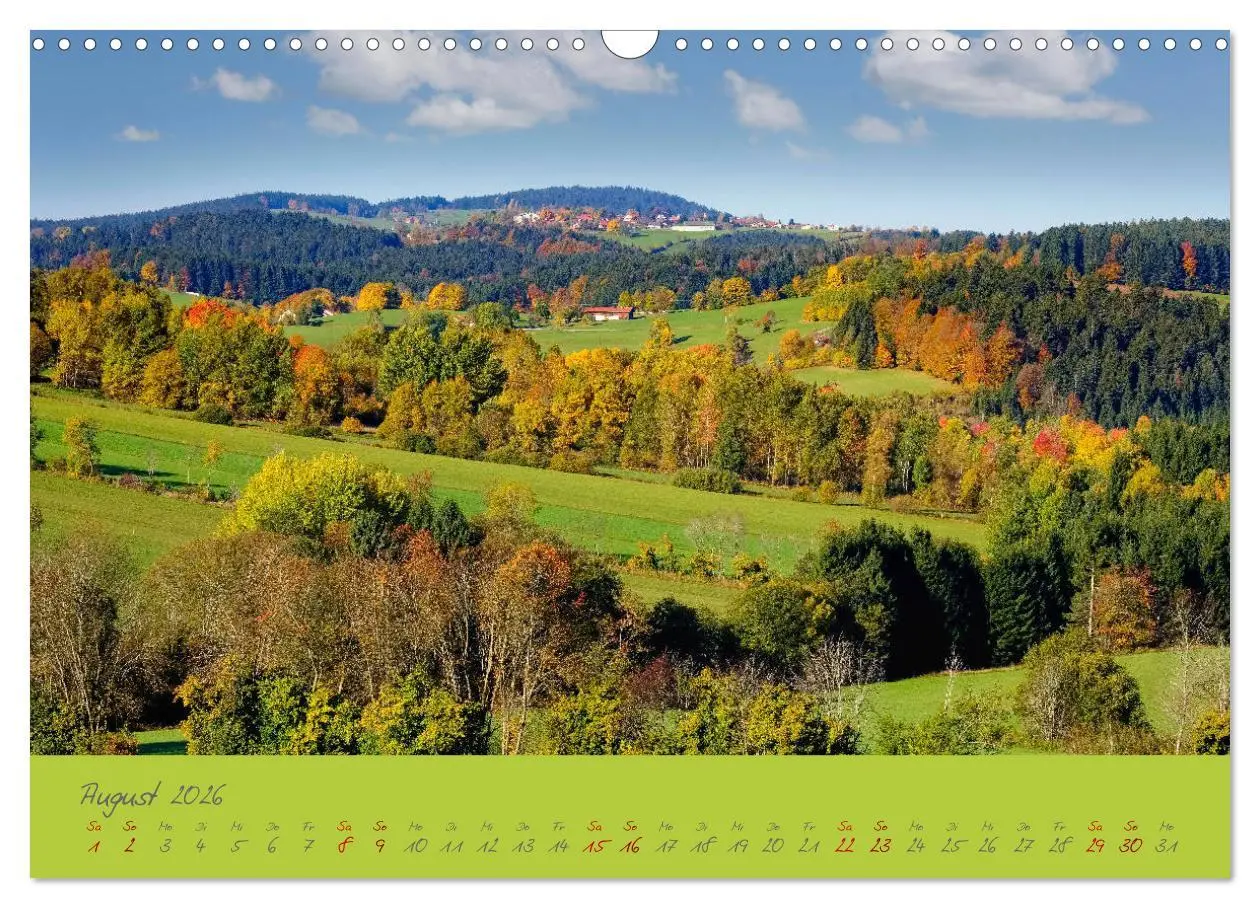 Bild: 9783457766804 | Der Bayerische Wald (Wandkalender 2026 DIN A3 quer), CALVENDO...