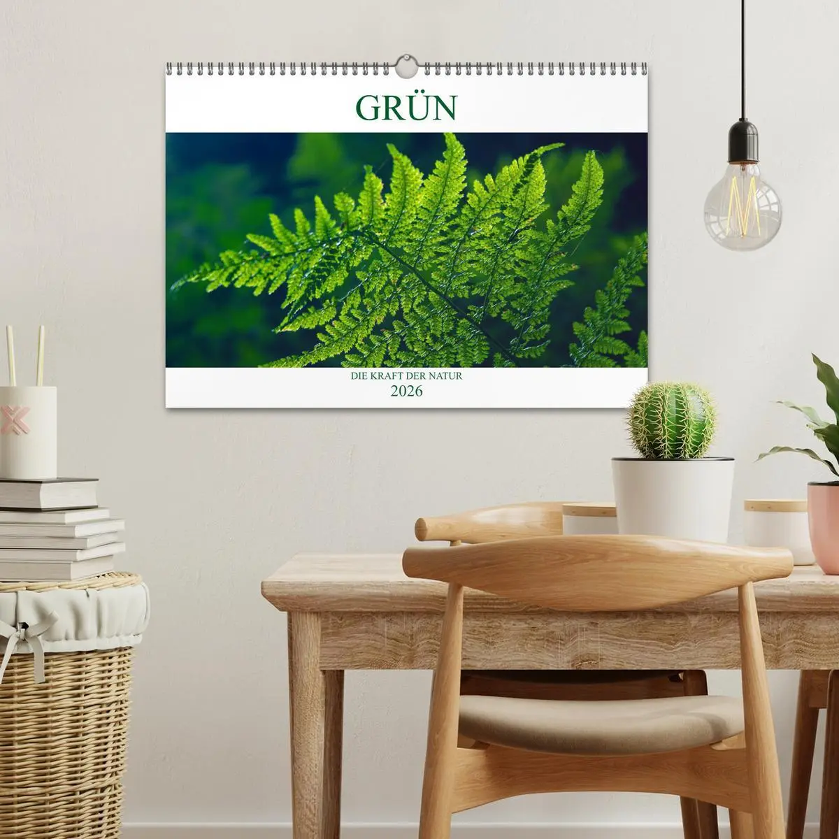 Bild: 9783457906804 | GRÜN . Die Kraft der Natur (Wandkalender 2026 DIN A3 quer),...