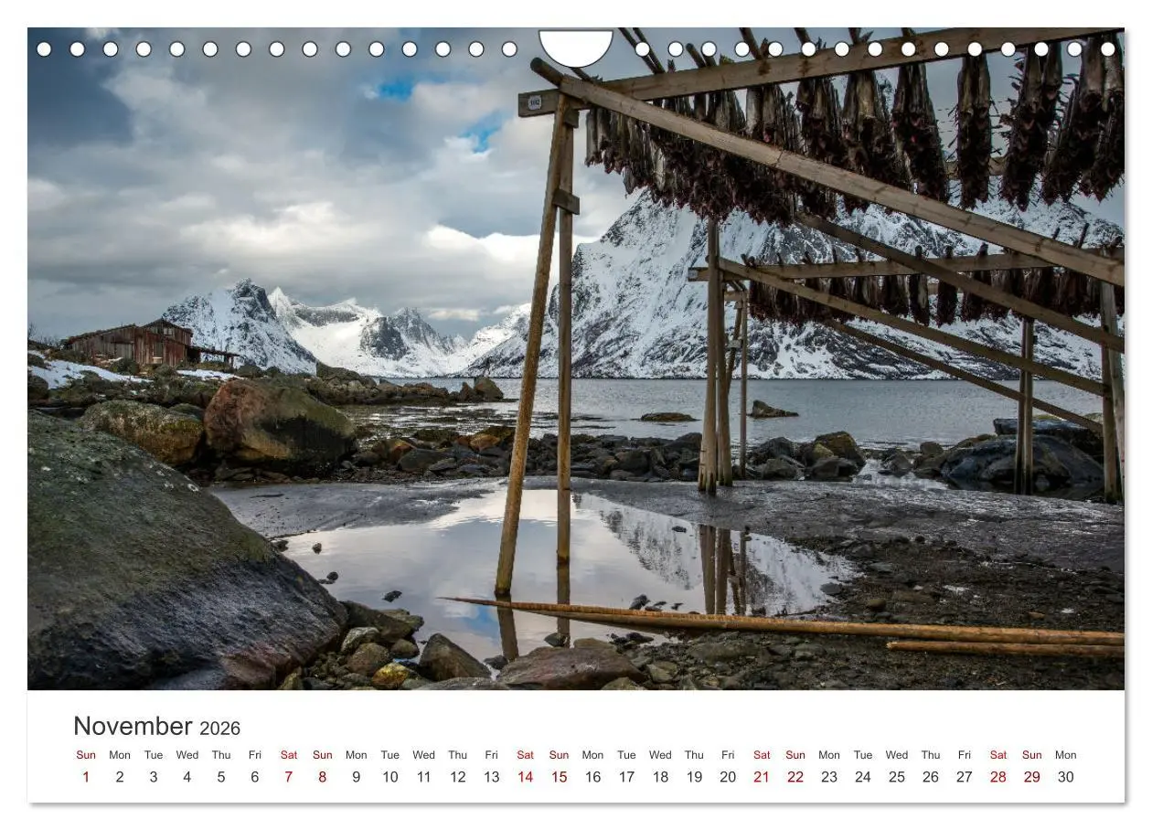 Bild: 9783516546804 | Lofoten Reflections in the water (Wall Calendar 2026 DIN A4...
