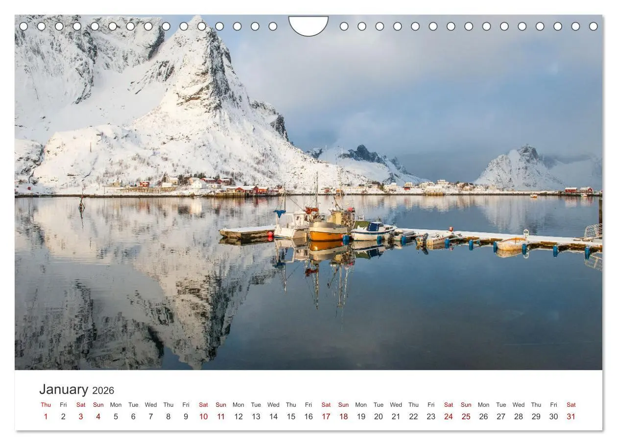 Bild: 9783516546804 | Lofoten Reflections in the water (Wall Calendar 2026 DIN A4...