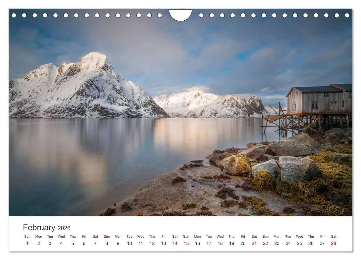 Bild: 9783516546804 | Lofoten Reflections in the water (Wall Calendar 2026 DIN A4...