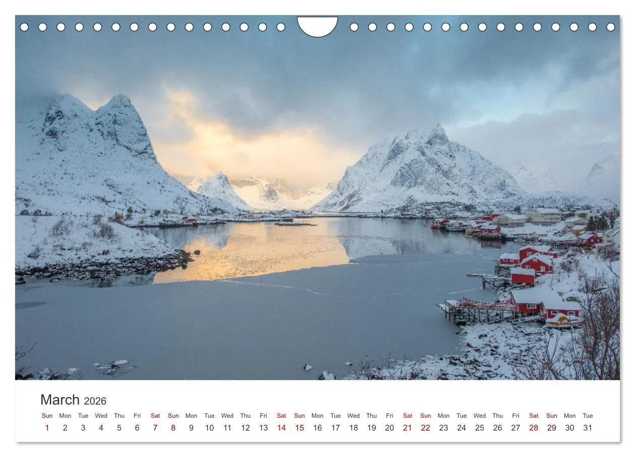 Bild: 9783516546804 | Lofoten Reflections in the water (Wall Calendar 2026 DIN A4...