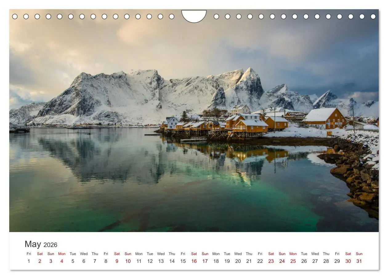 Bild: 9783516546804 | Lofoten Reflections in the water (Wall Calendar 2026 DIN A4...
