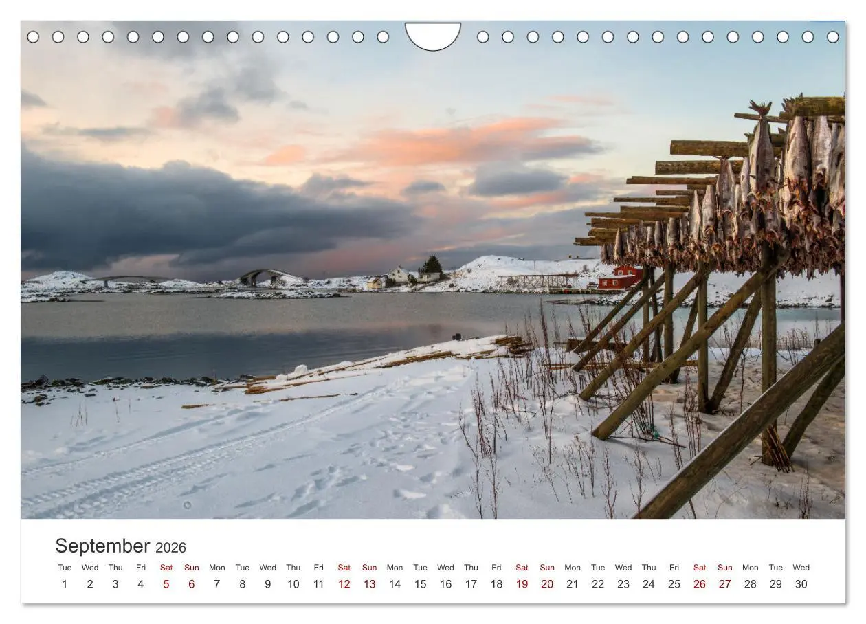 Bild: 9783516546804 | Lofoten Reflections in the water (Wall Calendar 2026 DIN A4...