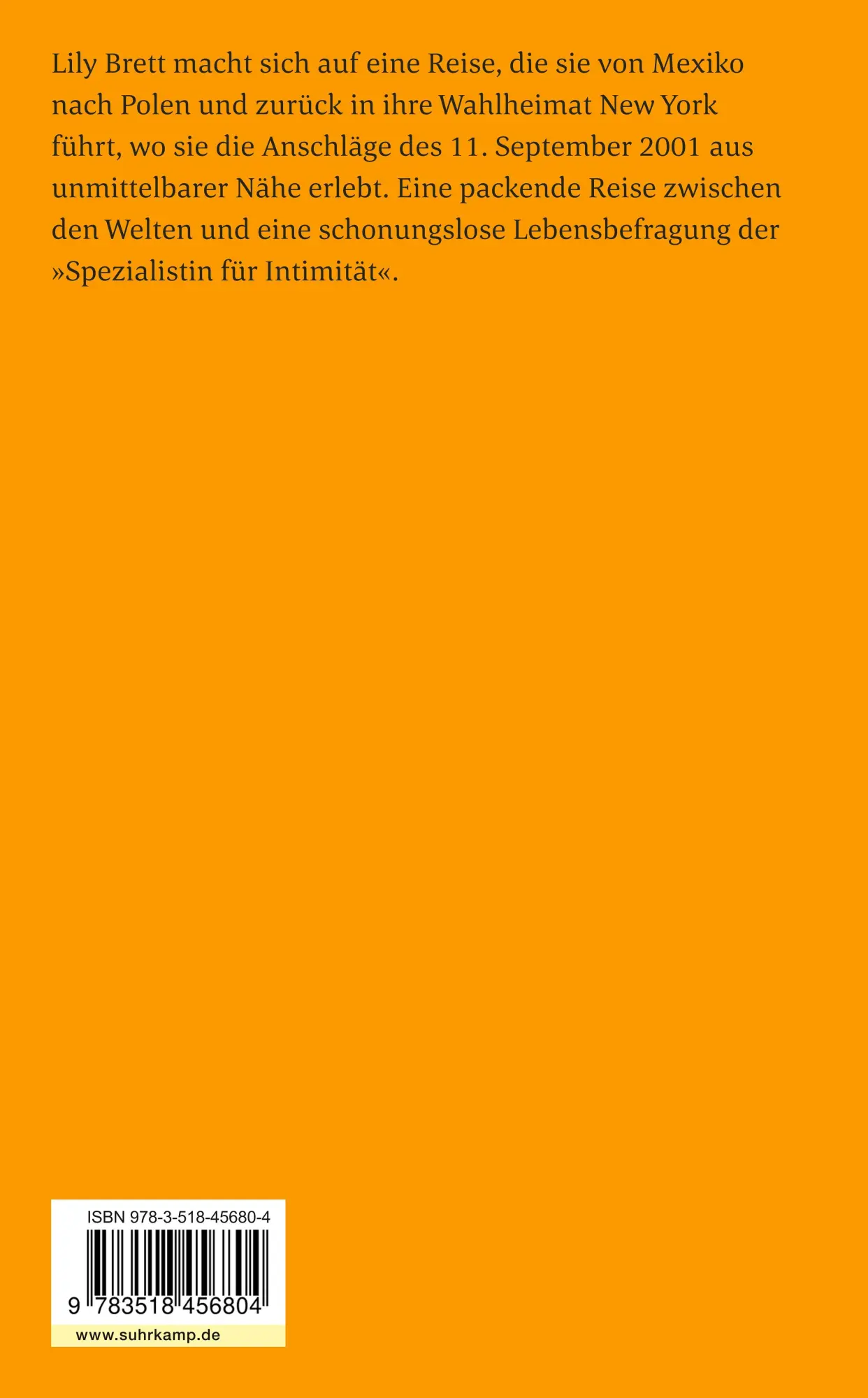 Rückseite: 9783518456804 | Von Mexiko nach Polen | Lily Brett | Taschenbuch | 394 S. | Deutsch