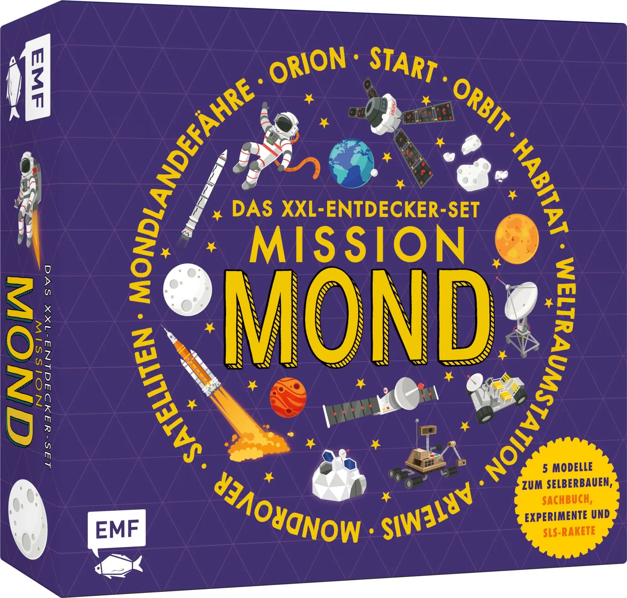 Cover: 9783745926804 | Das XXL-Entdecker-Set - Mission Mond: 5 Modelle zum Selberbauen,...