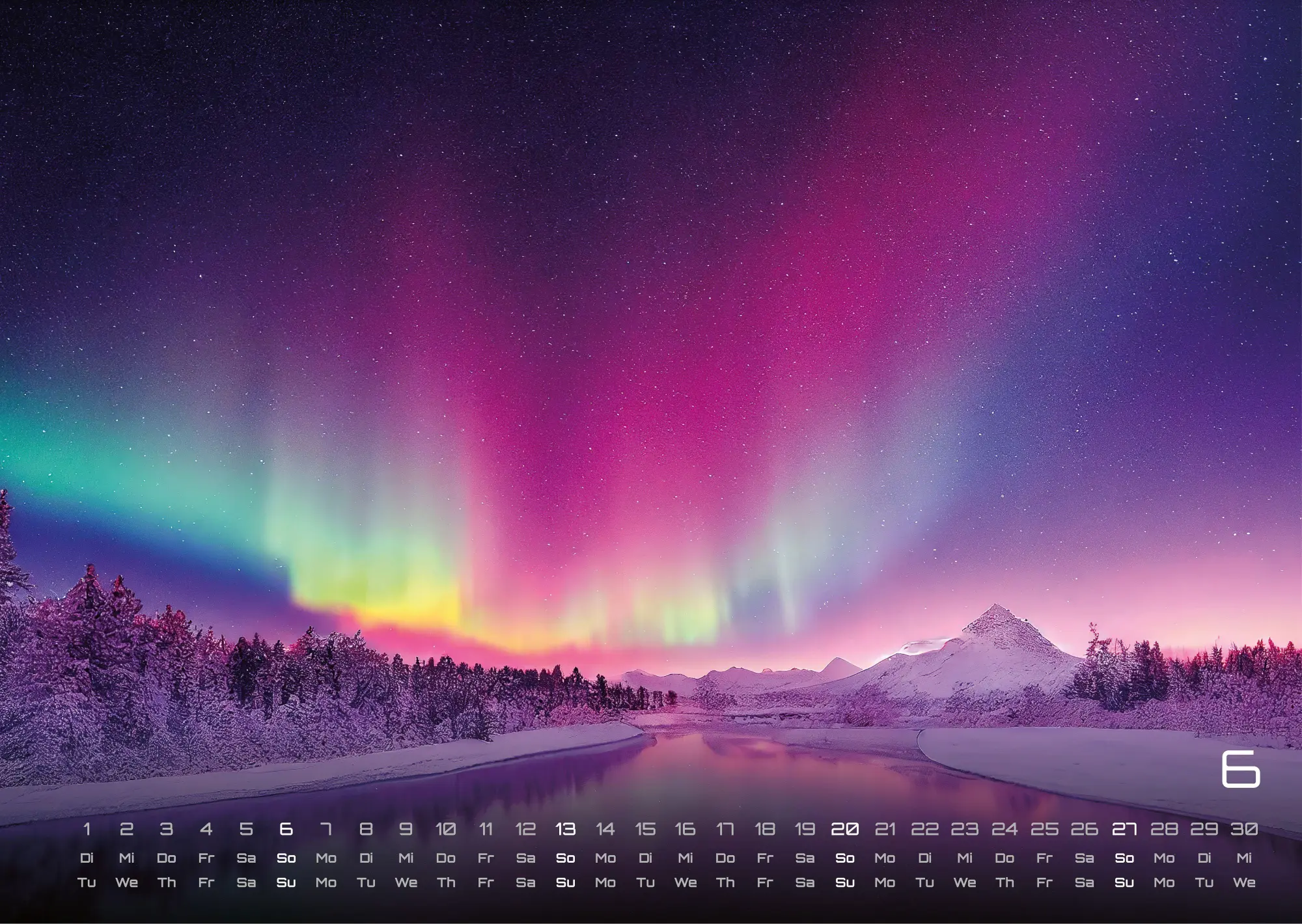 Bild: 9783986736804 | Polarlichter - grandiose Naturschauspiele - 2027 - Kalender DIN A3